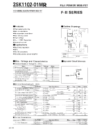 Datasheet 2SK1101MR manufacturer Неопределенные